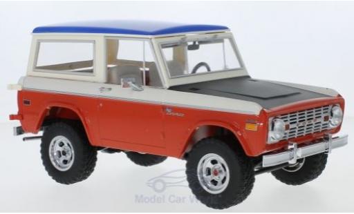 Diecast model cars Ford Bronco 1/18 ACME Baja Bill Strope Edition red/white 1971 Ford Bronco 1/18 ACME Baja Bill Strope Edition red/white 1971 diecast model cars
