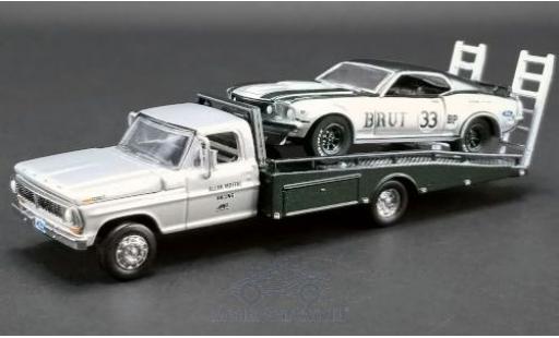 Diecast model cars Ford Mustang 1/64 ACME Trans Am No.33 Allan Moffat Racing Trans-Am 1969 mit F-350 Ramp Truck A.Moffat Ford Mustang 1/64 ACME Trans Am No.33 Allan Moffat Racing Trans-Am 1969 mit F-350 Ramp Truck A.Moffat diecast model cars