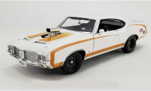 Oldsmobile 442 1/18 ACME Hurst Drag Outlaw white/gold 1972 diecast model cars