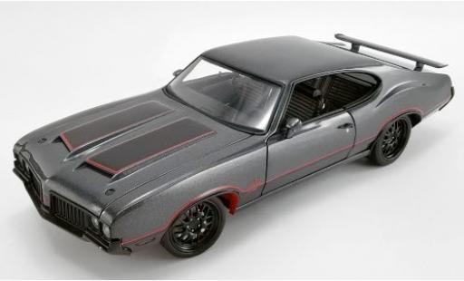 Oldsmobile 442 1/18 ACME W30 Street Fighter metallic anthrazit/matt-black 1970 diecast model cars