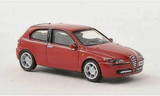 Alfa Romeo 147 berlina 1/87 Busch red 3-Turer 2001 diecast model cars