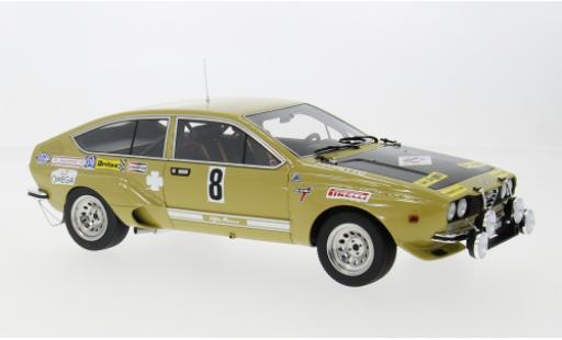Alfa Romeo Alfetta 1/18 Lucky Step Models GT Gr.2 Rally 4 Regioni 1975 #8 F.Svizzero/G.Masetto 1:18 diecast model cars