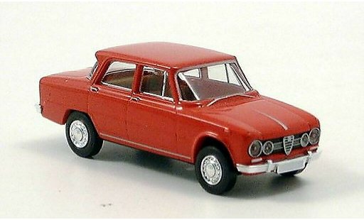 Alfa Romeo Giulia 1600 1/87 Brekina red diecast model cars