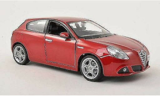 Alfa Romeo Giulietta berlina 1/24 Burago (940) red diecast model cars