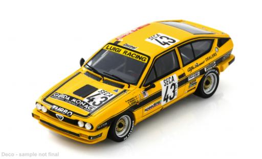 Alfa Romeo GT 1/43 Spark V 6 24h Spa 1982 #43 M.Micangeli/G.Francia 1:43 diecast model cars