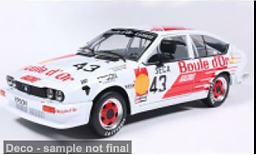 Diecast model cars Alfa Romeo GT V 6 24h Spa 1985 #43 B.De Dryver/F-X.Boucher 1/18 Solido