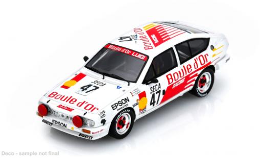 Alfa Romeo GT 1/43 Spark V 6 24h Spa 1985 #47 P.Meirelles/C.Melville 1:43 diecast model cars