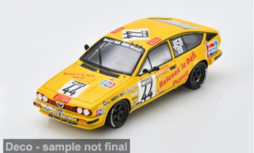 Alfa Romeo GT 1/43 Spark V 6 gelb 1983 #44 r. van Hove/A. Lierneux 1:43 diecast model cars