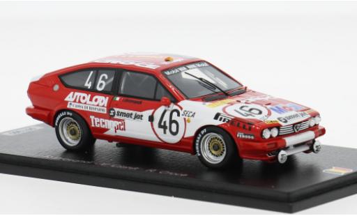 Alfa Romeo GT 1/43 Spark V6 24h Spa 1982 #46 R.Drovandi/V.Ciardi 1:43 diecast model cars