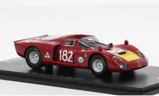 Alfa Romeo T33 1/43 Spark /2 Targa Florio 1968 #182 G.Baghetti/G.Biscaldi 1:43 diecast model cars