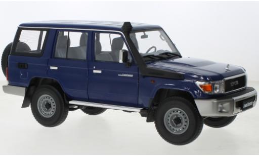 Diecast model cars Toyota Land Cruiser 1/18 Almost Real 76 blue 2017 Toyota Land Cruiser 1/18 Almost Real 76 blue 2017 diecast model cars