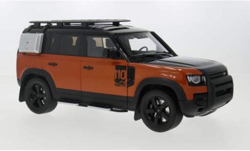 Diecast model cars Land Rover Defender 1/18 Almost Real 110 (L663) orange/schwarz 2020 1:18 Land Rover Defender 1/18 Almost Real 110 (L663) orange/schwarz 2020 1:18 diecast model cars