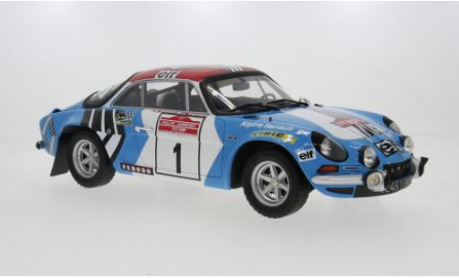 Alpine A110 1/12 Ottomobile 1800 Rally San Remo 1973 #1 J-L.Therier 1:12 diecast model cars