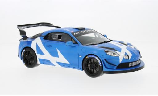 Diecast model cars Alpine A110 GT+ Presentation Rally du Mont Blanc 2024 1/18 Spark