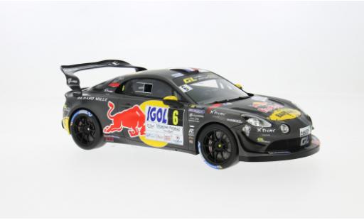 Diecast model cars Alpine A110 GT+ Rally du Mont Blanc 2024 #6 S.Loeb 1/18 Spark