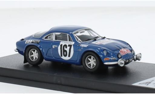 Alpine A110 1/43 Trofeu Renault Rallye Monte Carlo 1972 #167 V.C.Marques/C.Melville 1:43 diecast model cars
