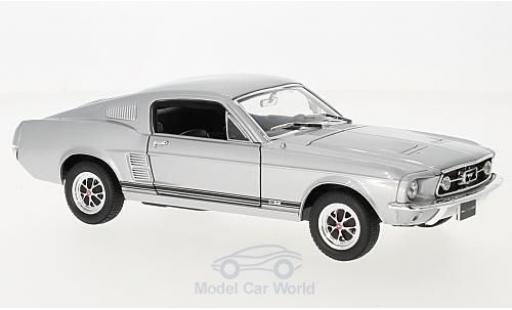 Ford Mustang GT 1/24 Welly GT grey 1967 diecast model cars