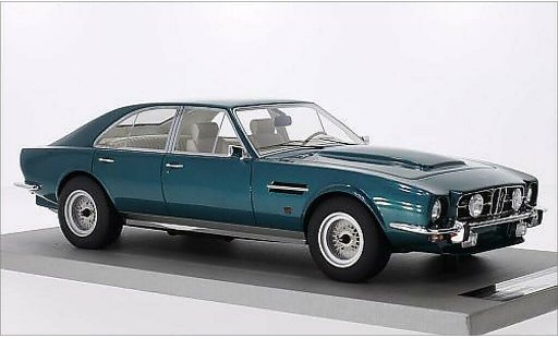 Aston Martin Lagonda saloon 1/18 Tecnomodel V8 4-Door metallic green 1974 diecast model cars