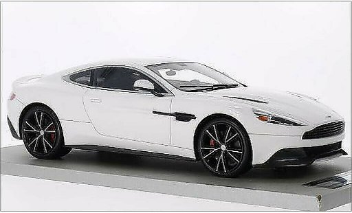 Aston Martin Vanquish coupe 1/18 Tecnomodel white diecast model cars