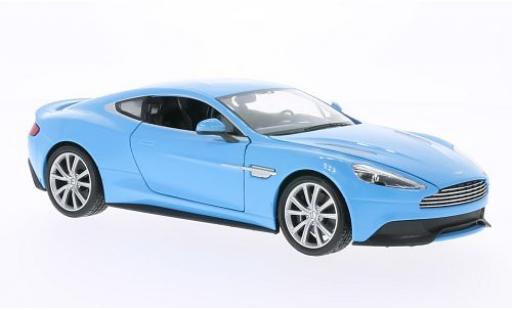 Aston Martin Vanquish 1/24 Welly blau 1:24 diecast model cars