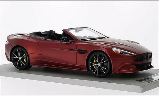 Aston Martin Vanquish volante 1/18 Tecnomodel matt-rot 2014 diecast model cars