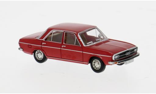 Diecast model cars Audi 100 (C1) rot 1969 1/87 Brekina