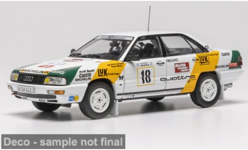 Diecast model cars Audi 200 quattro course Rally Acropolis 1989 #18 A.Schwarz/K.Wicha 1/43 IXO