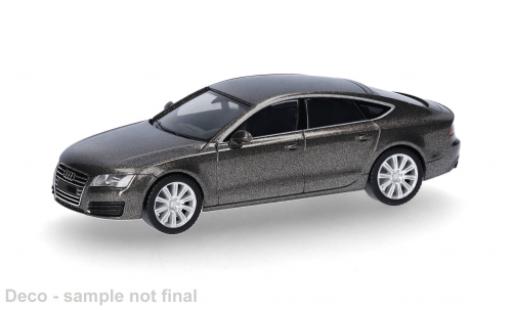 Audi A7 1/87 Herpa braun 1:87 diecast model cars