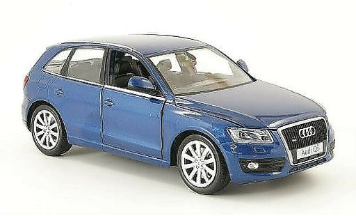 Audi Q5 suv 1/24 Motormax blue diecast model cars