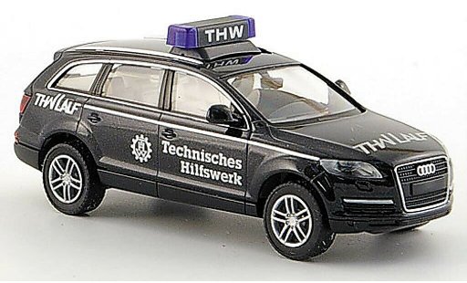 Audi Q7 secours 1/87 Wiking THW Lauf black diecast model cars