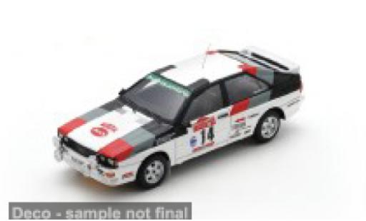 Audi Quattro 1/43 Spark quattro Rally San Remo 1981 #14 M.Mouton/F.Pons 1:43