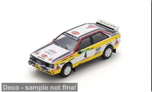 Audi Quattro 1/64 Schuco quattro Rallye WM Rallye Portugal 1984 HB Team HB #4 W.R&ouml;hrl/C.Geistd&ouml;rfer 1:64 diecast model cars