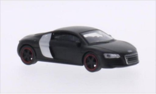 Audi R8 coupe 1/64 Schuco matt-black/grey diecast model cars