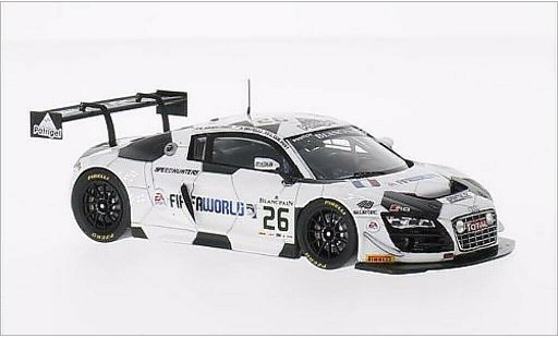 Audi R8 lms 1/43 Spark Ultra No.26 Sainteloc Racing 24h Spa 2014 /G.Guilvert diecast model cars