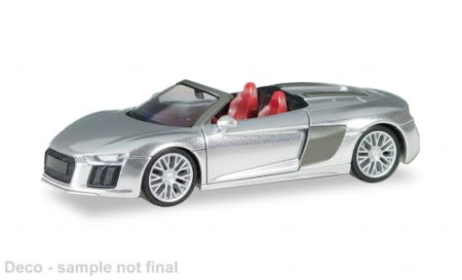 Audi R8 1/87 Herpa V10 Spyder silber 1:87 diecast model cars