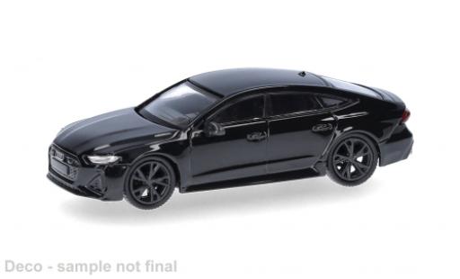 Diecast model cars Audi RS7 schwarz 1/87 Micro City 87