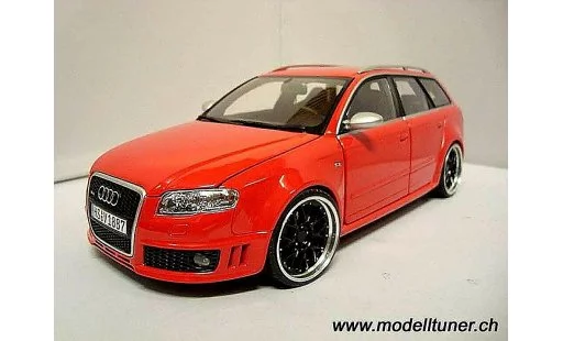 Audi RS4 avant 1/18 Minichamps red jantes 19 pouces bbs rs diecast model cars