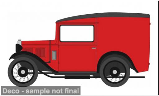 Austin 7 1/76 Oxford Van rot/schwarz 1:6 diecast model cars