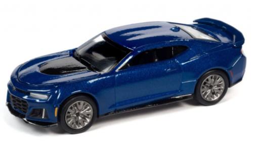 Chevrolet Camaro 1/64 Auto World ZL1 metallise blue 2018 diecast model cars