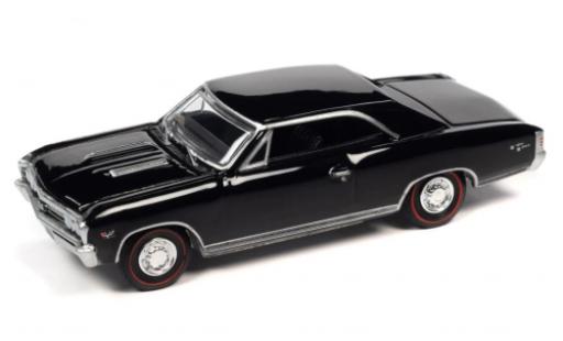 Diecast model cars Chevrolet Chevelle 1/64 Auto World SS 396 black 1967 Chevrolet Chevelle 1/64 Auto World SS 396 black 1967 diecast model cars
