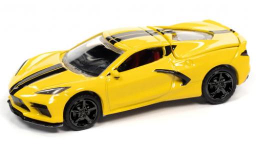 Chevrolet Corvette 1/64 Auto World (C8) Stingray yellow 2020 diecast model cars