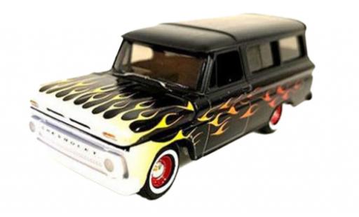 Chevrolet Suburban 1/64 Auto World black/Décorer 1965 diecast model cars