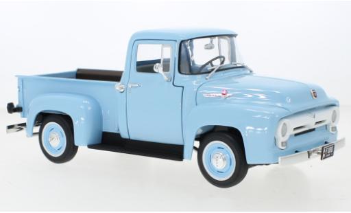 Diecast model cars Ford F-1 1/18 Auto World 00 Pick Up blue 1956 Ford F-1 1/18 Auto World 00 Pick Up blue 1956 diecast model cars