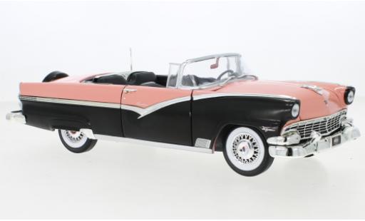 Diecast model cars Ford Fairline 1/18 Auto World Sunliner pink/black 1956 Ford Fairline 1/18 Auto World Sunliner pink/black 1956 diecast model cars