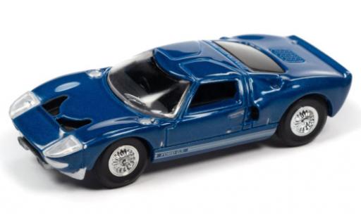 Diecast model cars Ford GT40 1/64 Auto World Mk I metallise blue 1965 Ford GT40 1/64 Auto World Mk I metallise blue 1965 diecast model cars