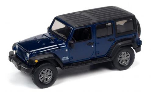 Diecast model cars Jeep Wrangler 1/64 Auto World JK Unlimited Sport blue foncé 2018 Jeep Wrangler 1/64 Auto World JK Unlimited Sport blue foncé 2018 diecast model cars