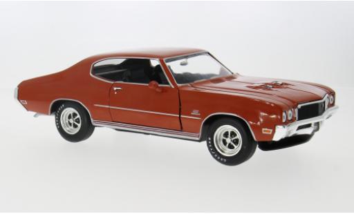 Buick GS 1/18 Auto World Hardtop metallise orange 1972 1:18 diecast model cars
