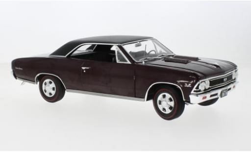 Chevrolet Chevelle 1/18 Auto World SS 396 rot/schwarz 1966 1:18 diecast model cars