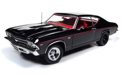 Chevrolet Chevelle 1/18 Auto World SS396 black 1969 diecast model cars