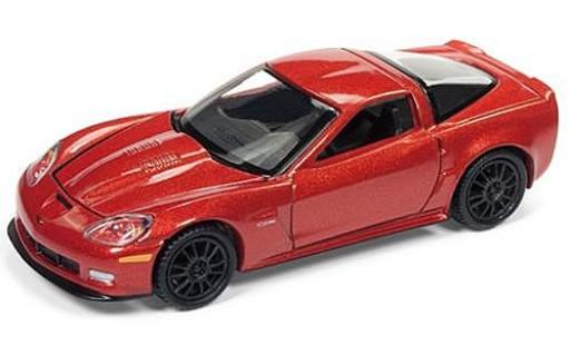 Diecast model cars Chevrolet Corvette 1/64 Auto World metallic orange 2011 sans Vitrine Chevrolet Corvette 1/64 Auto World metallic orange 2011 sans Vitrine diecast model cars
